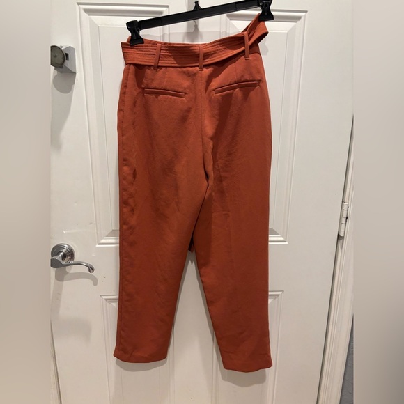 Aritzia Wilfred Front Tie Pants High Waist Belted 4 - Picture 2 of 5